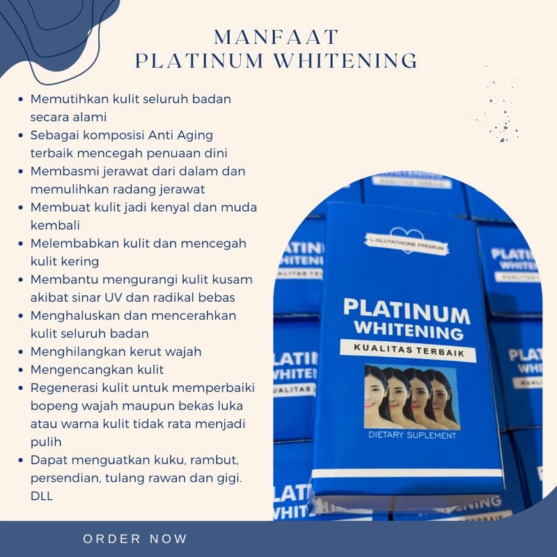 PLATINUM WHITENING KAPSUL