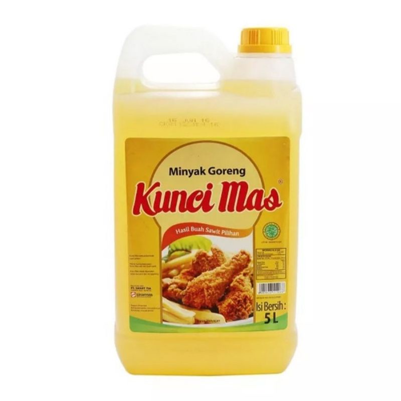 

Minyak Goreng KUNCI MAS 5L EXP:2026 {5Liter/Jerigen}