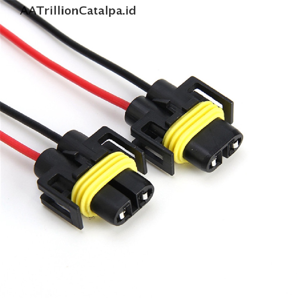 Aatrillioncatalpa 2PCS Socket Konektor Kabel Extension female H11 H8 H9