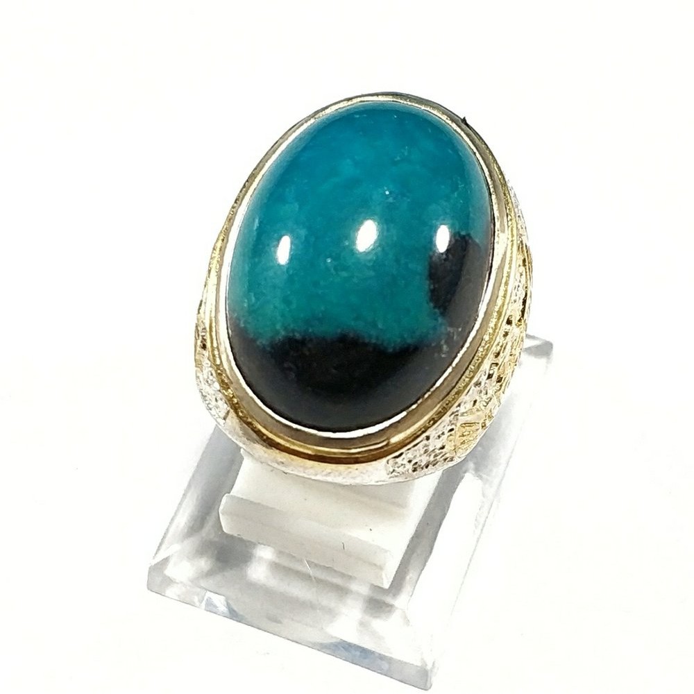 CINCIN BATU AKIK NATURAL BACAN DOKO SEMI KRISTAL