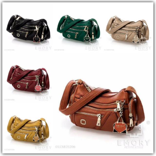 BAG IMPORT BRANDED EMORY NAYSILLA / TAS SELEMPANG FASHION WANITA / SLINGBAG LIPSTIK ALA KOREA BATAM