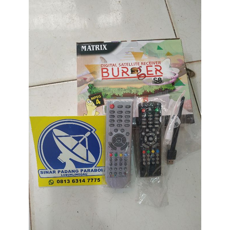 Paket Hemat receiver matrix Burger s8
