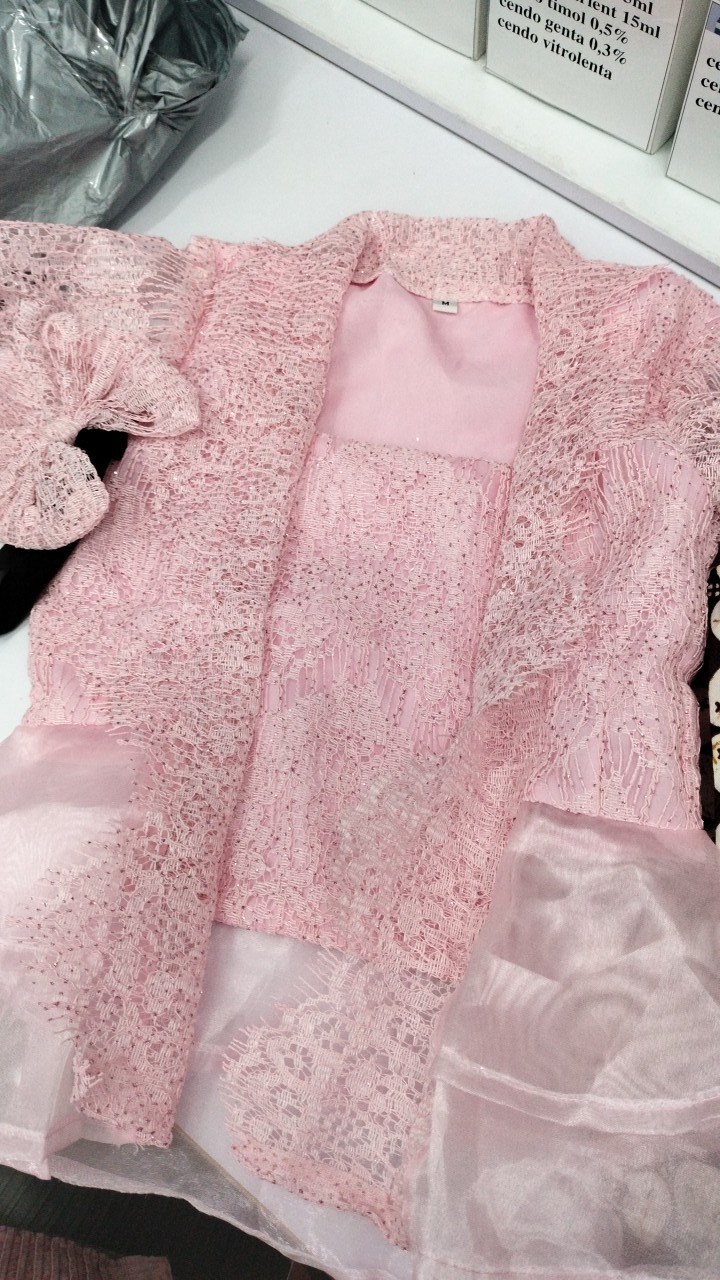 Kebaya Brokat Organza | Kebaya Batik Anak | Kebaya Brokat Anak