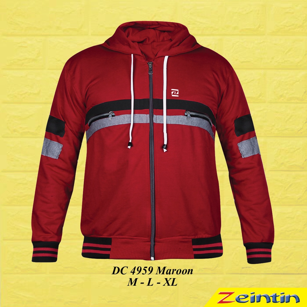 Zeintin - Jaket Pria Sweater Pria Hoodie Jaket Fashion Bahan Synthetic Wool DC