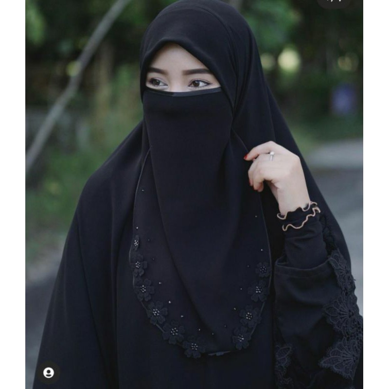 Cadar Tutup Prada Niqab Cadar Bandana Termurah By Habbabah