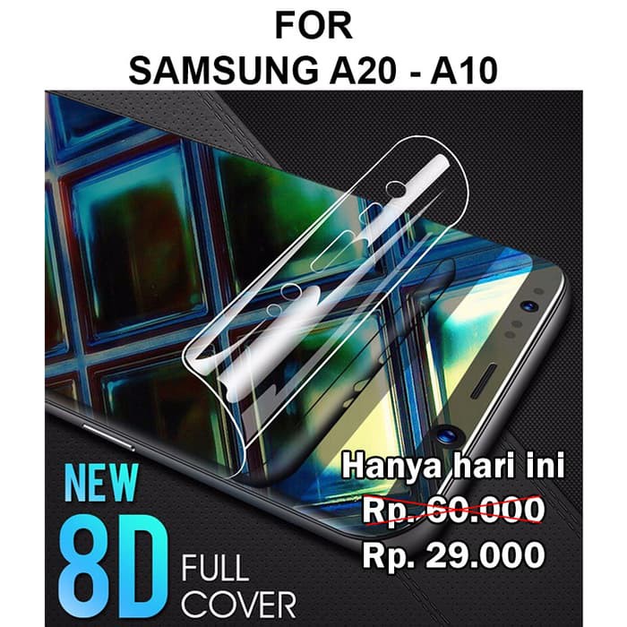 HYDROGEL SCREEN GUARD Samsung A20 - A10 anti gores hp full cover layar
