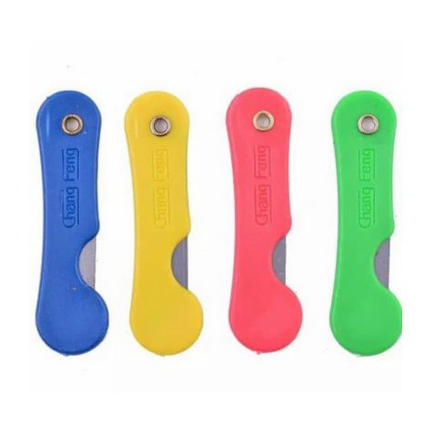 

Pisau Lipat Cutter Silet Fancy Warna Mini