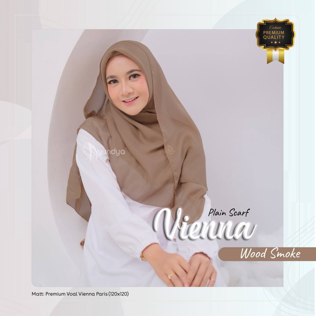 Jilbab Plain Scarf Vienna by Ayundya