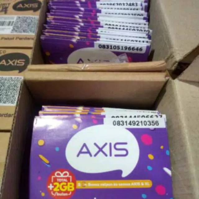 Kartu Axis 0k Acak Sudah Registrasi