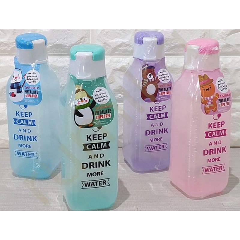 BOTOL MINUM FLIP TOP TAKUMA 350ML &amp; 500ML