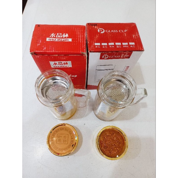 Cangkir Kaca / Gelas Kaca / Personal Tea cup / Teaset kaca / Gelas kaca / Mug Kaca Tahan panas