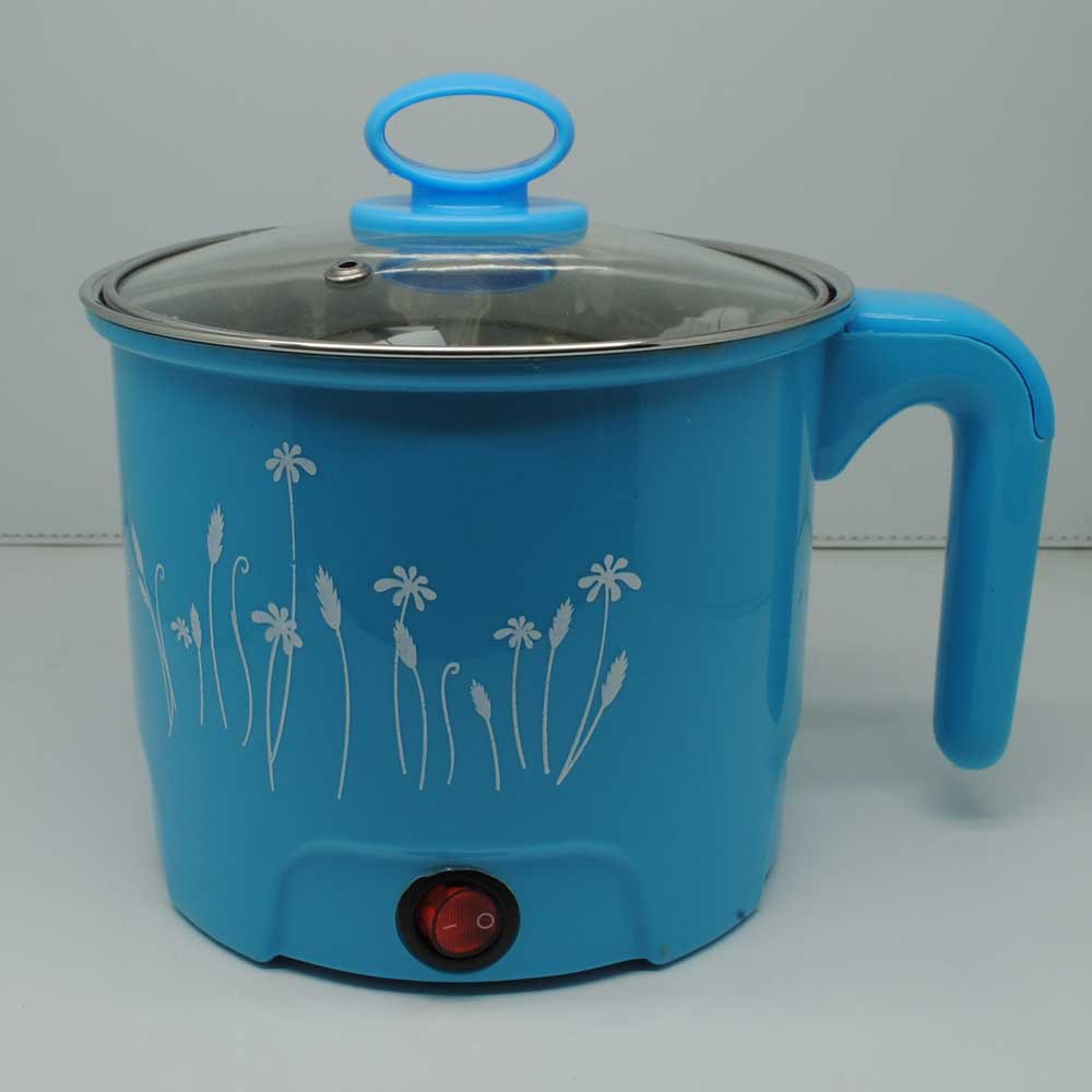 Panci Listrik Serbaguna Bahan Stainless Steel 1.6L 450W - Blue