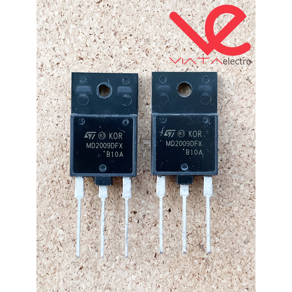 MD2009DFX (1 BUAH) ASLI ORIGINAL TRANSISTOR POWER MD2009 DFX ORI MERK ST MD 2009 DFX