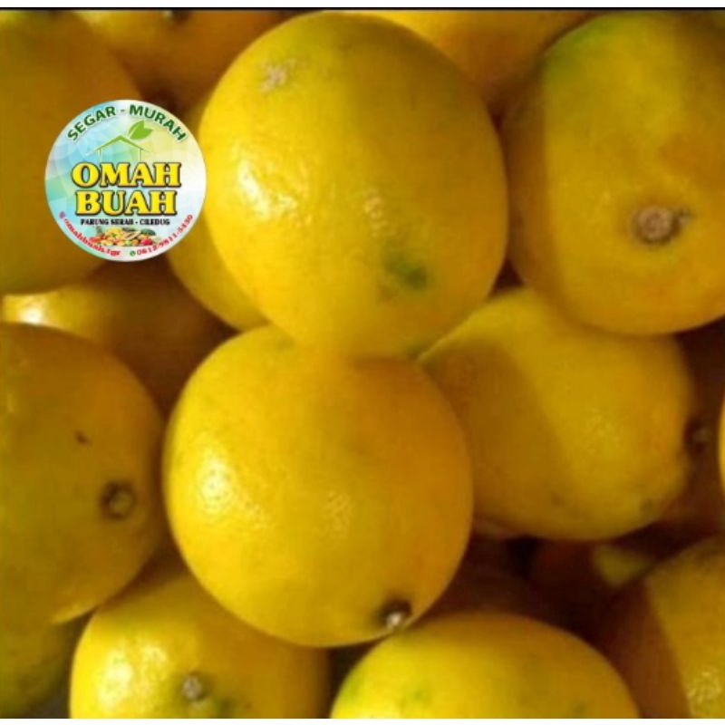 Lemon California Lokal Fresh Segar 500 gram - 1Kg