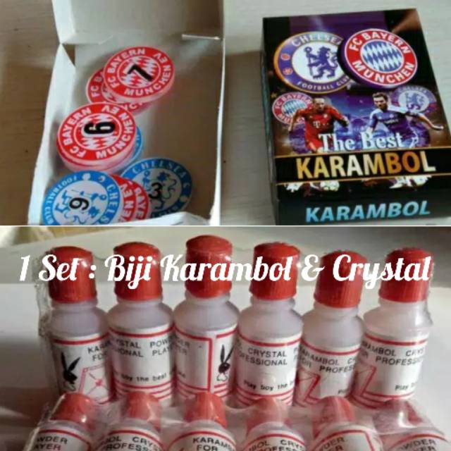 Set Biji/Buah Karambol & Kristal/Bubuk Pelicin Karambol