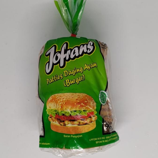 

MAKANAN BEKU / JOFRANS PATTIES BURGER AYAM 900 GR NON COD