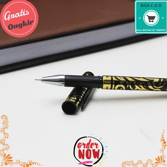 

COD 417 Pena Ballpoint Bolpen Bolpoin Pulpen Rollerball Gel Pen 0.5 GP-763 O&Q Pulpen Roller Ball