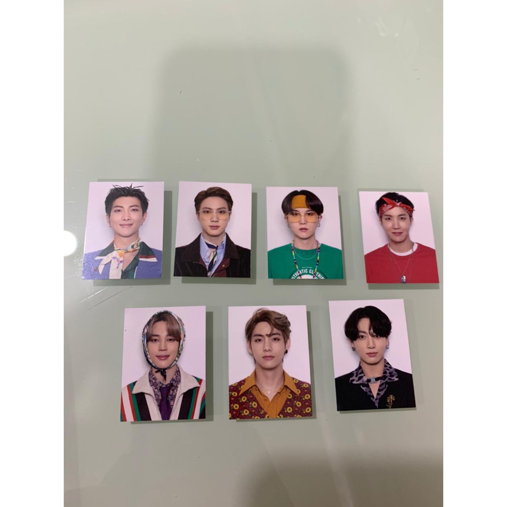 BTS Photo Card Season Greeting 2021 ID Card sticker OFFICIAL