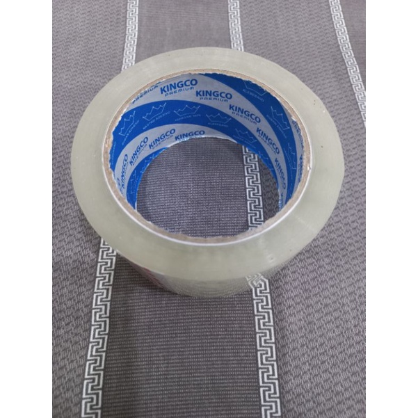 

plakban bening kingco biru 48 mm