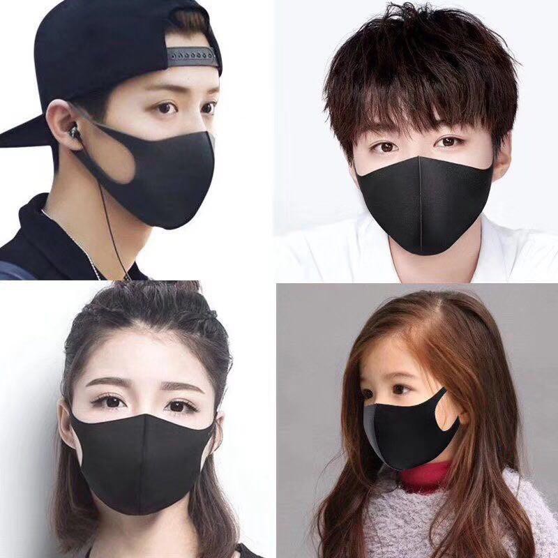  Masker  Scuba ala artis korea  masker  hitam  anti bakteri 