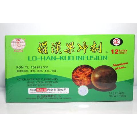 

Lo Han Kuo Infusion 12 Kotak Kecil - Lohankuo Infusion - Luo Han Guo