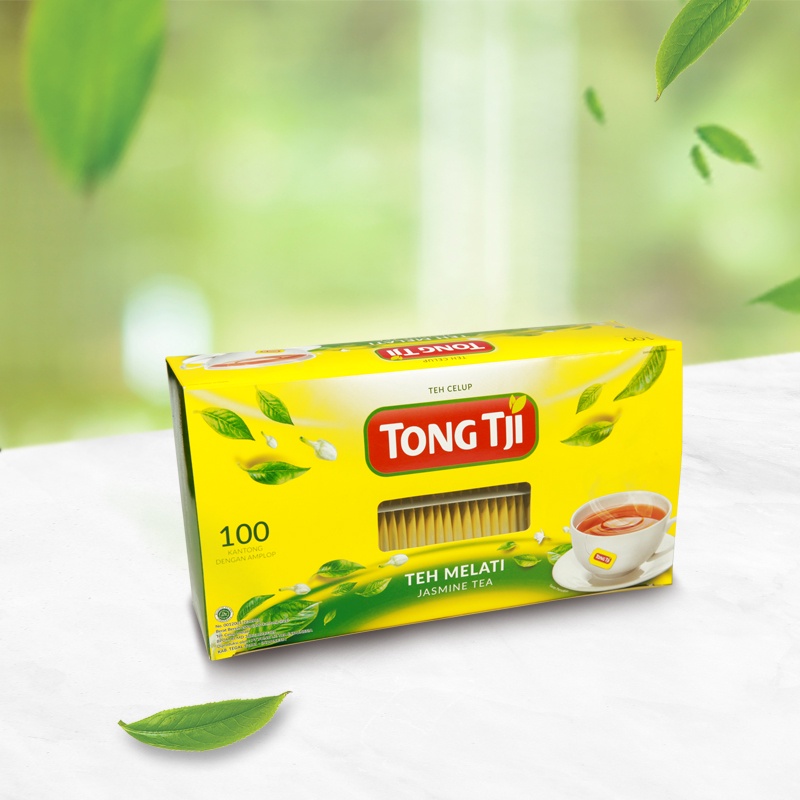 Tong Tji Jasmine Tea dgn Amplop 100s, Teh Celup per Karton isi 10 pack