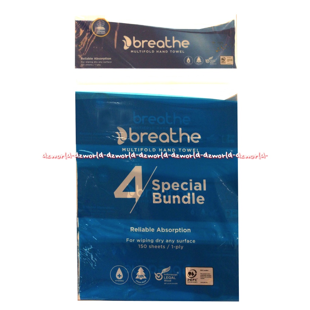 Breathe Multifold Hand Towel Kris Economic Pack Multifood Towel Isi 150sheets Tissue Kotak Tisu Krisbow Krischef