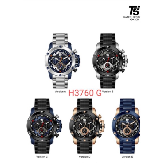 Jam Tangan T5 H3760G ORIGINAL