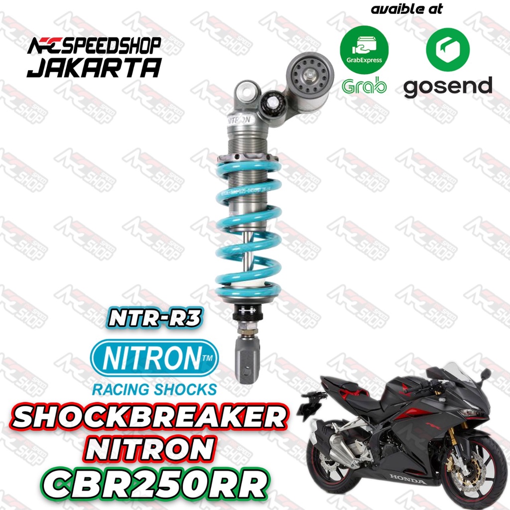 Shock Belakang Monoshock Seri NTR R3 NITRON CBR250RR