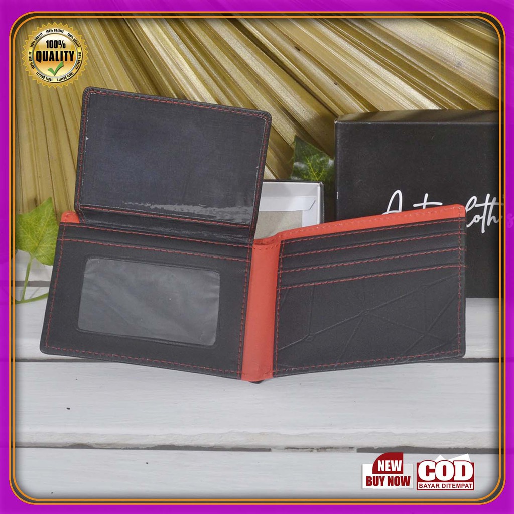 3.3 MEN SALE!! Dompet Pria + BOX Dompet Polos  best Quality COD