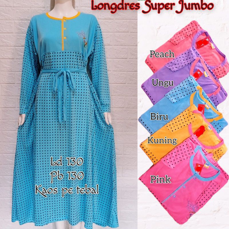 daster kaos super jumbo  ld 130