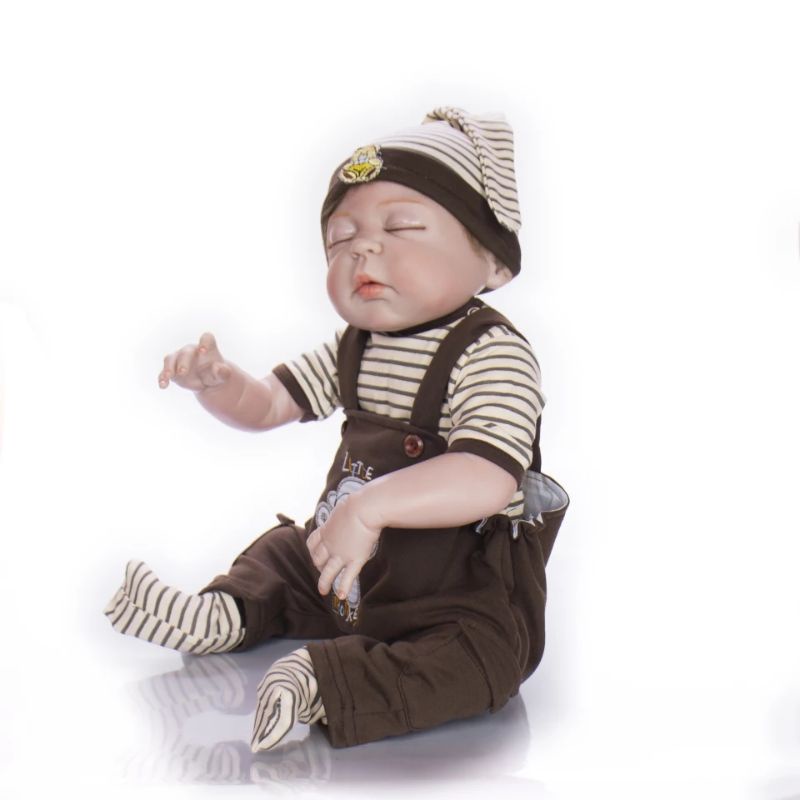 Boneka Reborn Premium Cowok Laki2 Full Silikon Premiun 60 cm