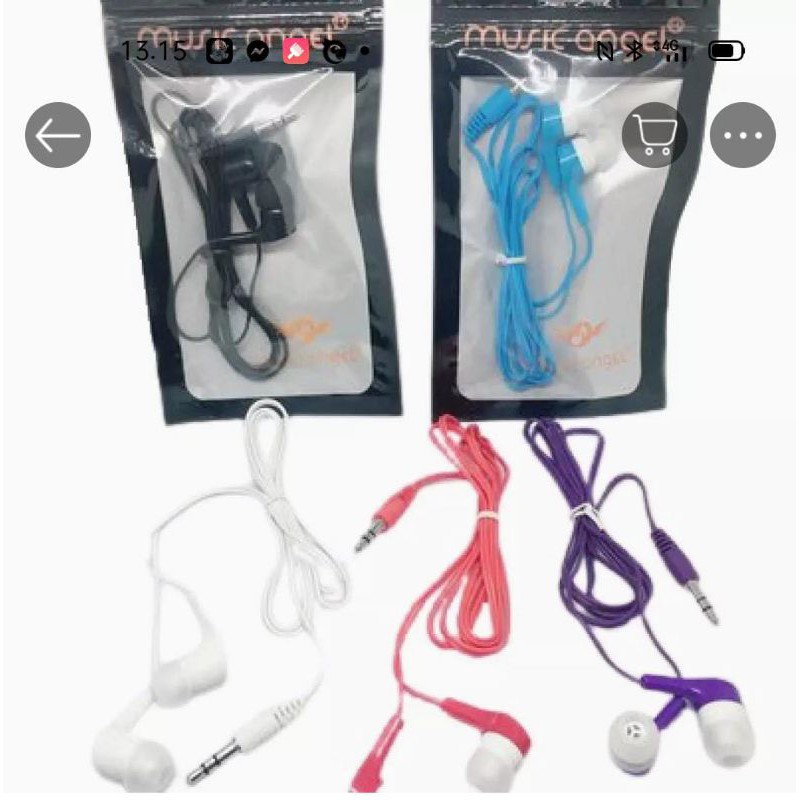 handsfree/earpone music angel suara super bass