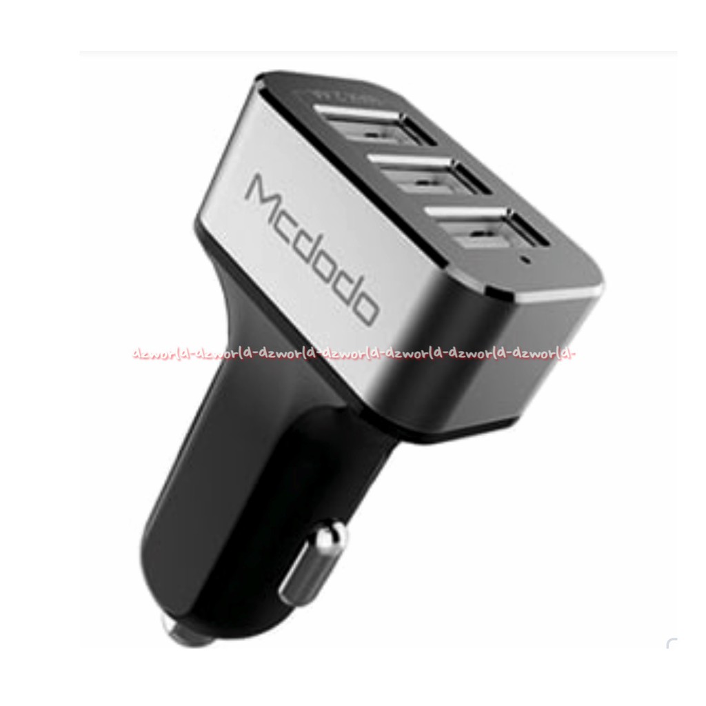 Mcdodo Charger Smartphone Mobile Triple USB Colokan 3 lubang Charger Soket 3 usb Untuk Colokan Mobil Mc Dodo Charger Mobil