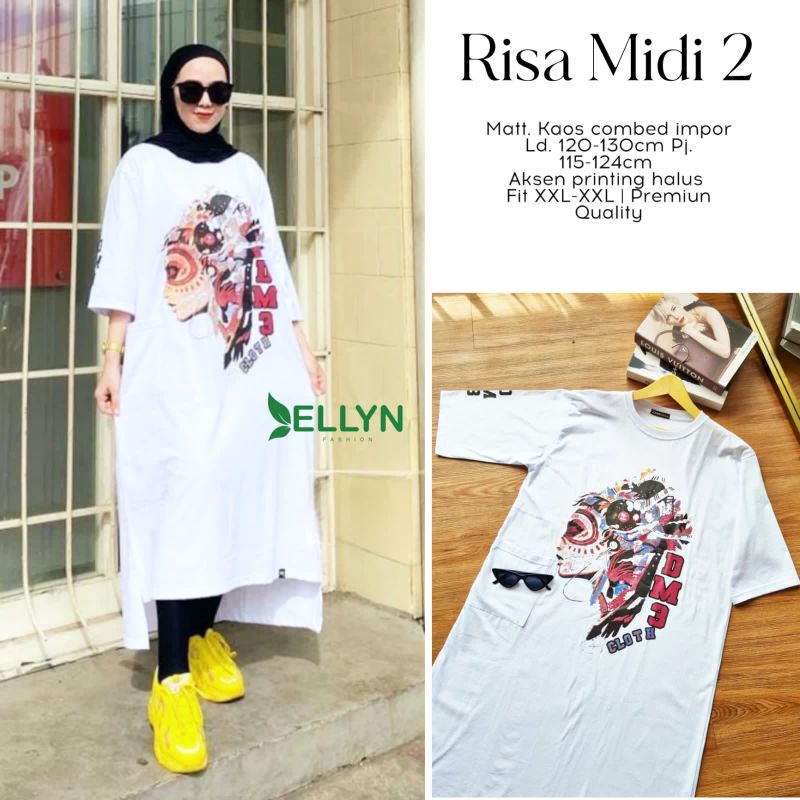Midi Dress Wanita Lengan Panjang Kekinian Midi Kasual Premium By ellyns Midi Dress Korea Midi Dress 