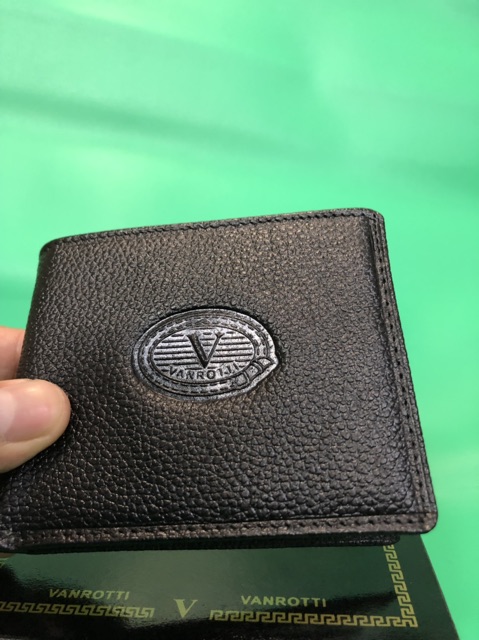 DOMPET KULIT SAPI ASLI MERK VANROTTI #883 DOMPET LIPAT KULIT ASLI DOMPET PRIA ASLI KULIT EMBOS