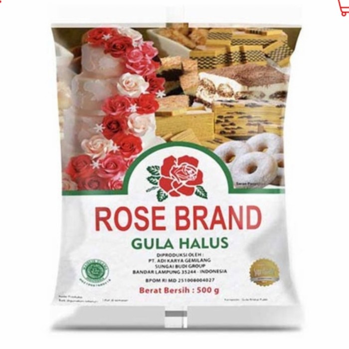 

rose brand gula halus 500gr