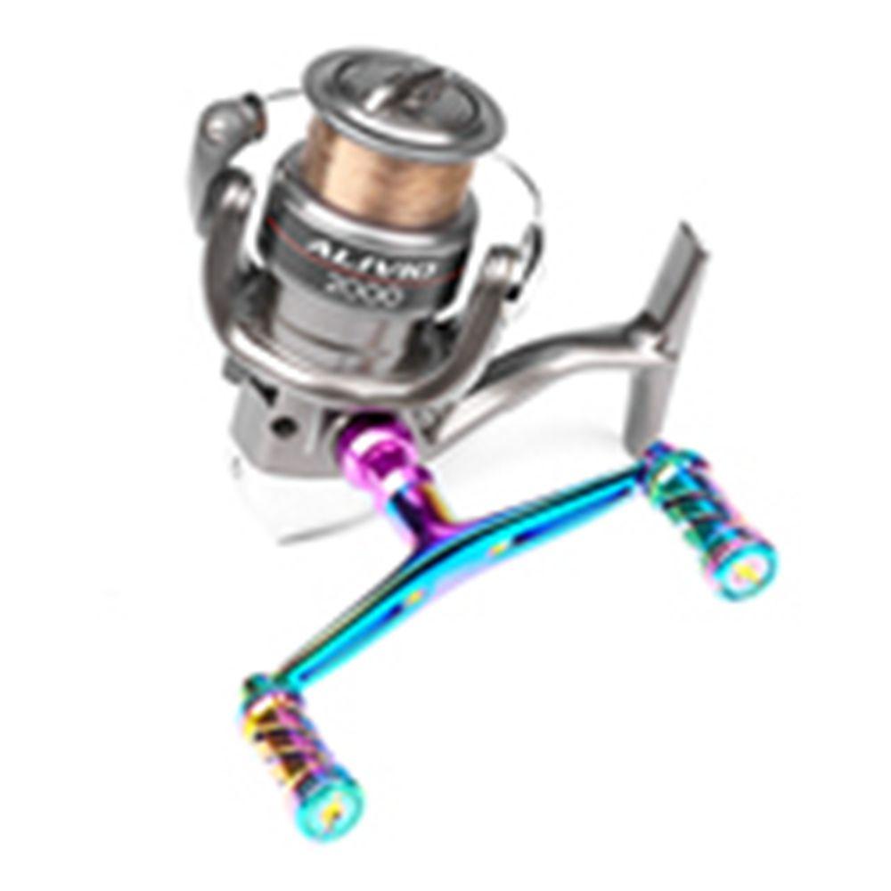 TOP Reel Pancing Gagang Ganda Gaya Baru Gulungan Pancing Retrofit Dimodifikasi Setang Aluminium Alloy Metal