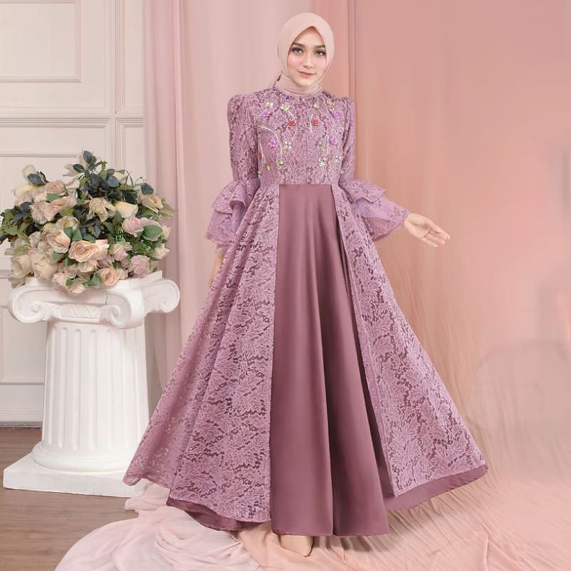 Janelle Sarai By Judith.id, Gaun Preloved, Gaun Payet, Gaun Pesta, Baju Kondangan, Kaftan Judith.id