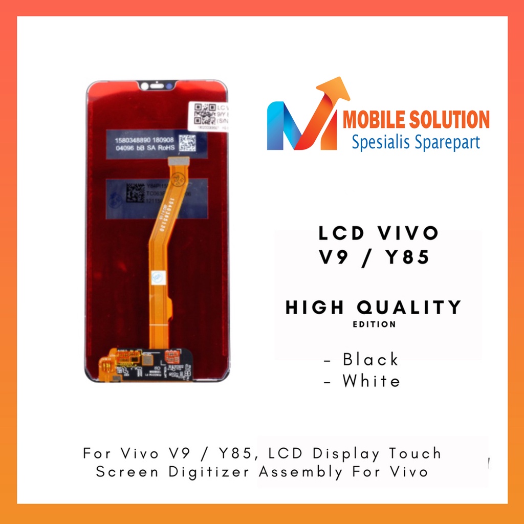 Grosir LCD Vivo V9  LCD Vivo Y85 ORIGINAL 100% Fullset Touchscree Garansi 1 Bulan + Packing / Bubbel