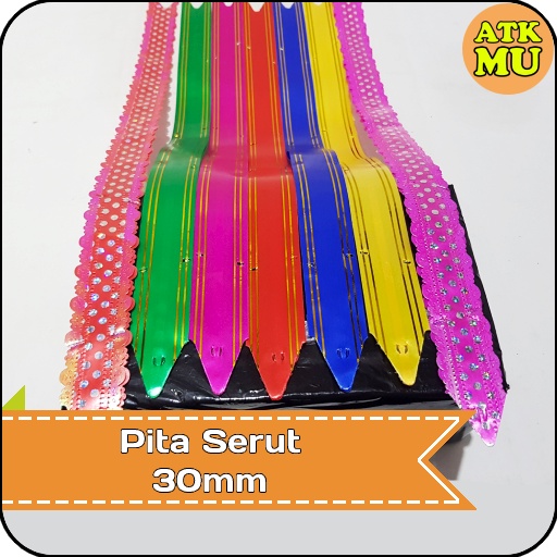 

Pita Serut Pull Flower Ribbon 30mm Pita Bunga Hiasan Suvenir Hadiah