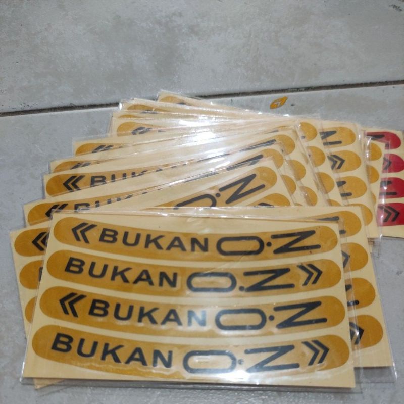 stiker pellk motor bukan OZ