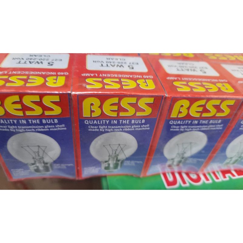 lampu pijar 5watt / lampu pijar bess 5 watt / bohlam pijar 5watt bess