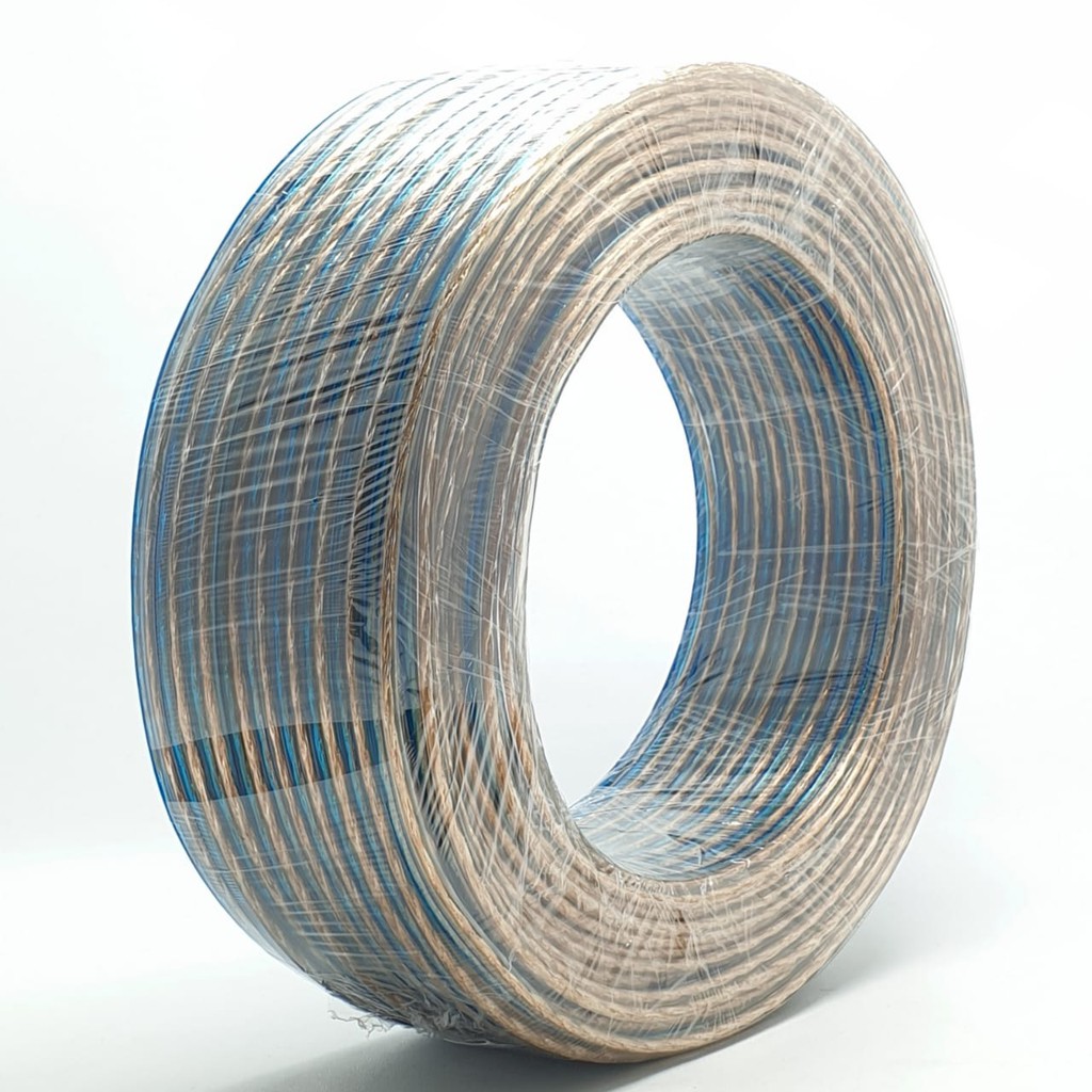 75 Yards (67 METER)  MXCOM Tipe 2X80 Kabel Audio Transparan Speaker Monster Warna Hijau