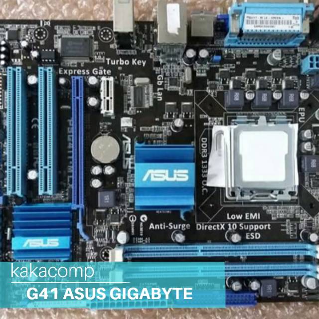 MOTHERBOARD G41 ASUS GIGABYTE DDR3 LGA 775