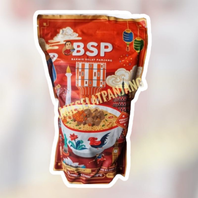 

Bakmie Selat Panjang - Bakmie BSP - Mie Halus