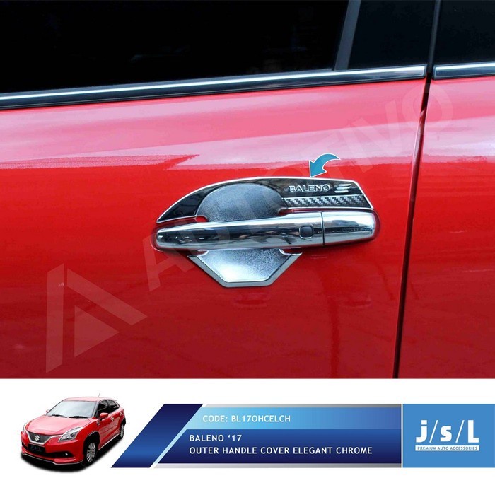 Outer Handle Suzuki Baleno Hatchback Mangkok Pintu Chrome Elegant