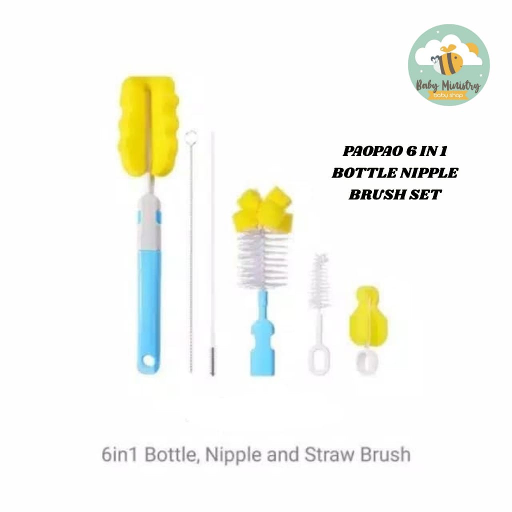 KANDILA/PAOPAO  BABY BOTTLE BRUSH SET (KDL06-2) SIKAT BOTOL