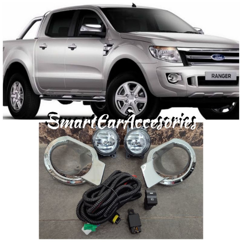 Lampu kabut bumper foglamp fog lamp ford ranger everest 2012 2013 2014 2015 ON