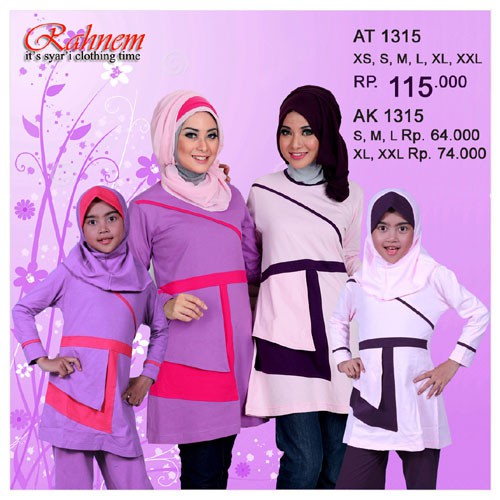 Rahnem Diskon s/d 30% - Atasan AT 1315 & Couple Sarimbit Pasangan Ibu Anak